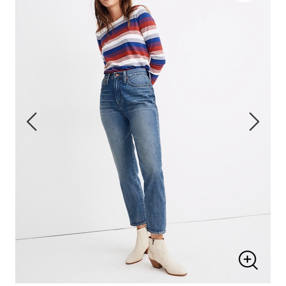Madewell Mom Jean in Downey Wash
